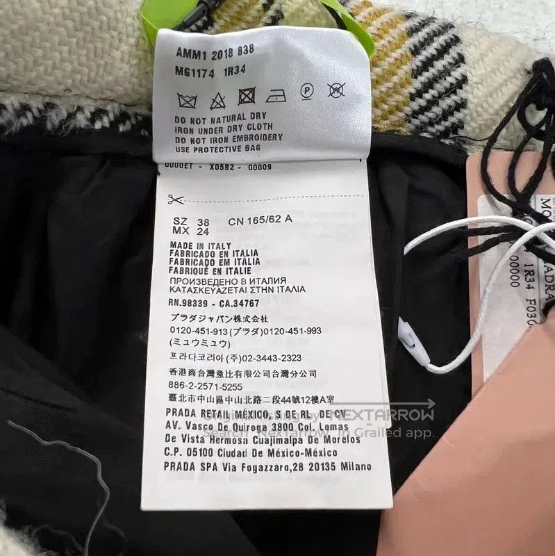 Miu Miu Miu Miu Colorful Summer Cotton Skirt . Size 26" / US 2 / IT 38 - 4 Thumbnail