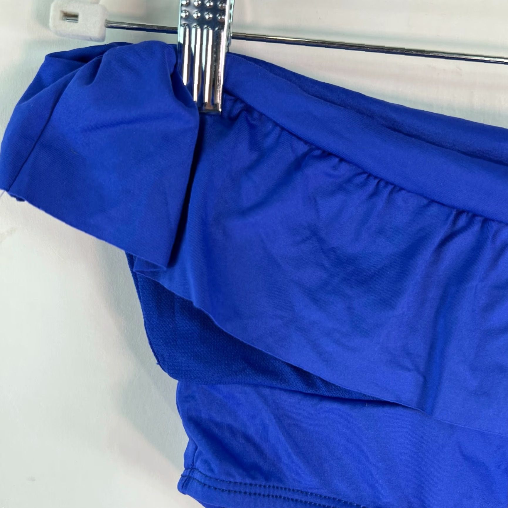 Apt. 9 Apt. 9 Bikini Bottom Women's Blue Size 6 Side Ruched Pull On Bottom Beach Swimwear Size 28" / US 6 / IT 42 - 2 Thumbnail