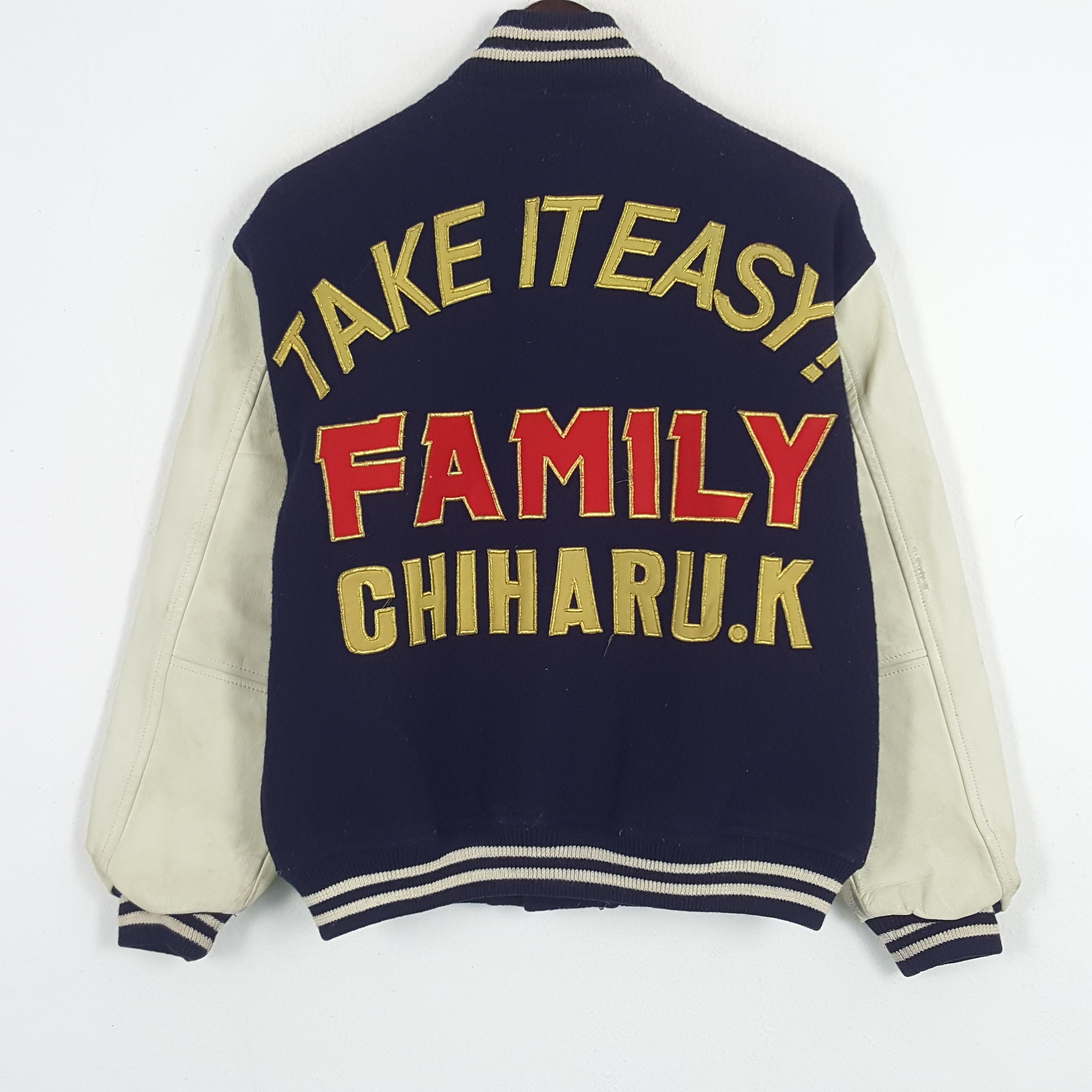 Daytona × Japanese Brand × Vintage Vintage Daytona Family Chiharu.K Varsity Jacket Size US L / EU 52-54 / 3 - 1 Thumbnail