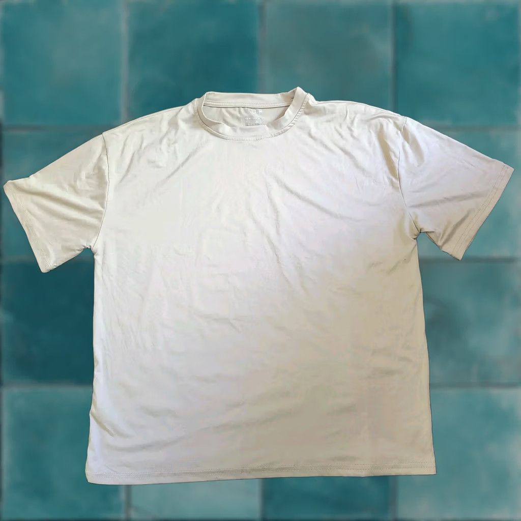 Shein Shein Men's Beige Short Sleeve Shirt - S, Regular Fit, Solid, Crew Neck, Button-Up, All Seasons, Casual, Travel, Men Size US S / EU 44-46 / 1 - 1 Thumbnail