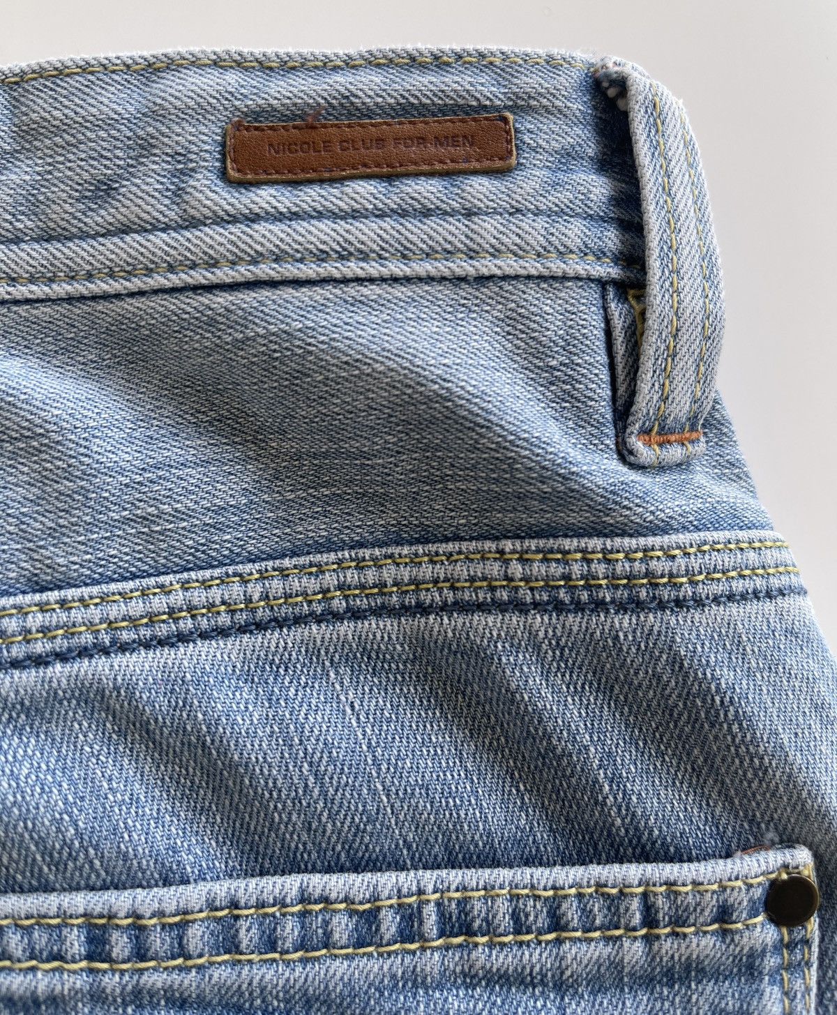 Nicole Club Nicole Club For Men Twisted Flare Jeans Size US 32 / EU 48 - 10 Thumbnail