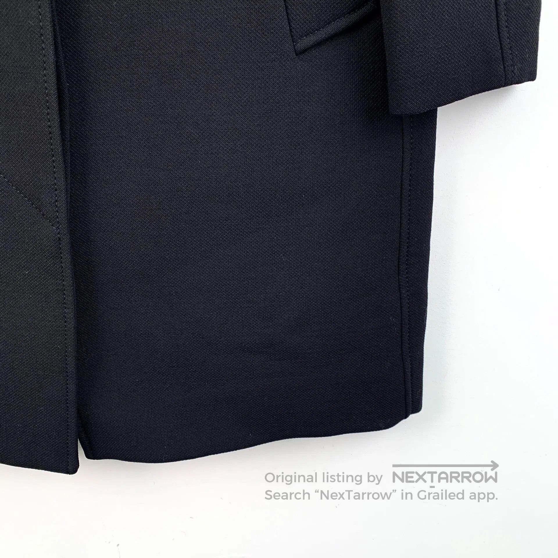 Louis Vuitton Louis Vuitton Black Collar Long Sleeve Coat| Size XS / US 0-2 / IT 36-38 - 4 Thumbnail