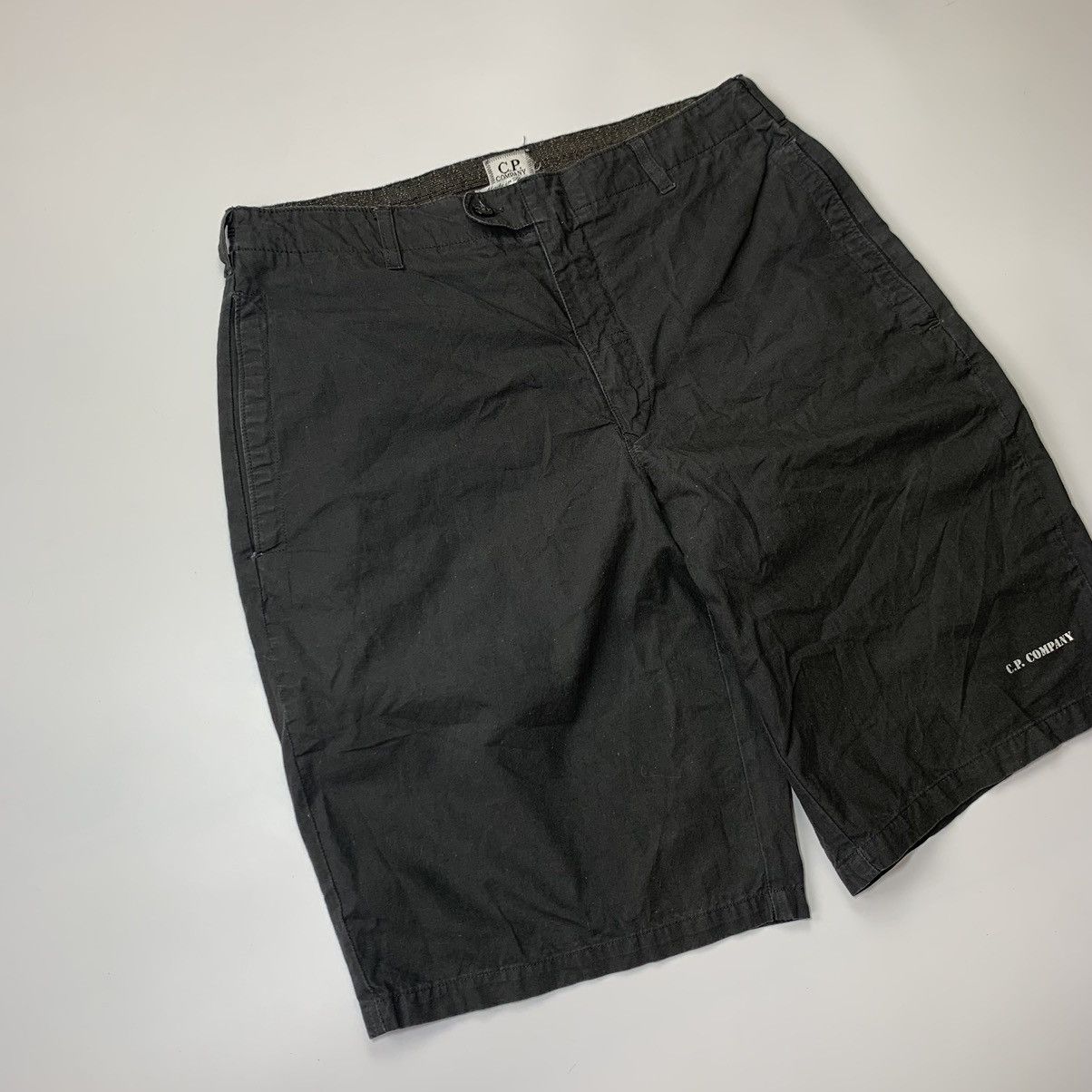 C.P. Company Vintage C.P. Company Logo Cotton Shorts Size US 31 - 3 Thumbnail