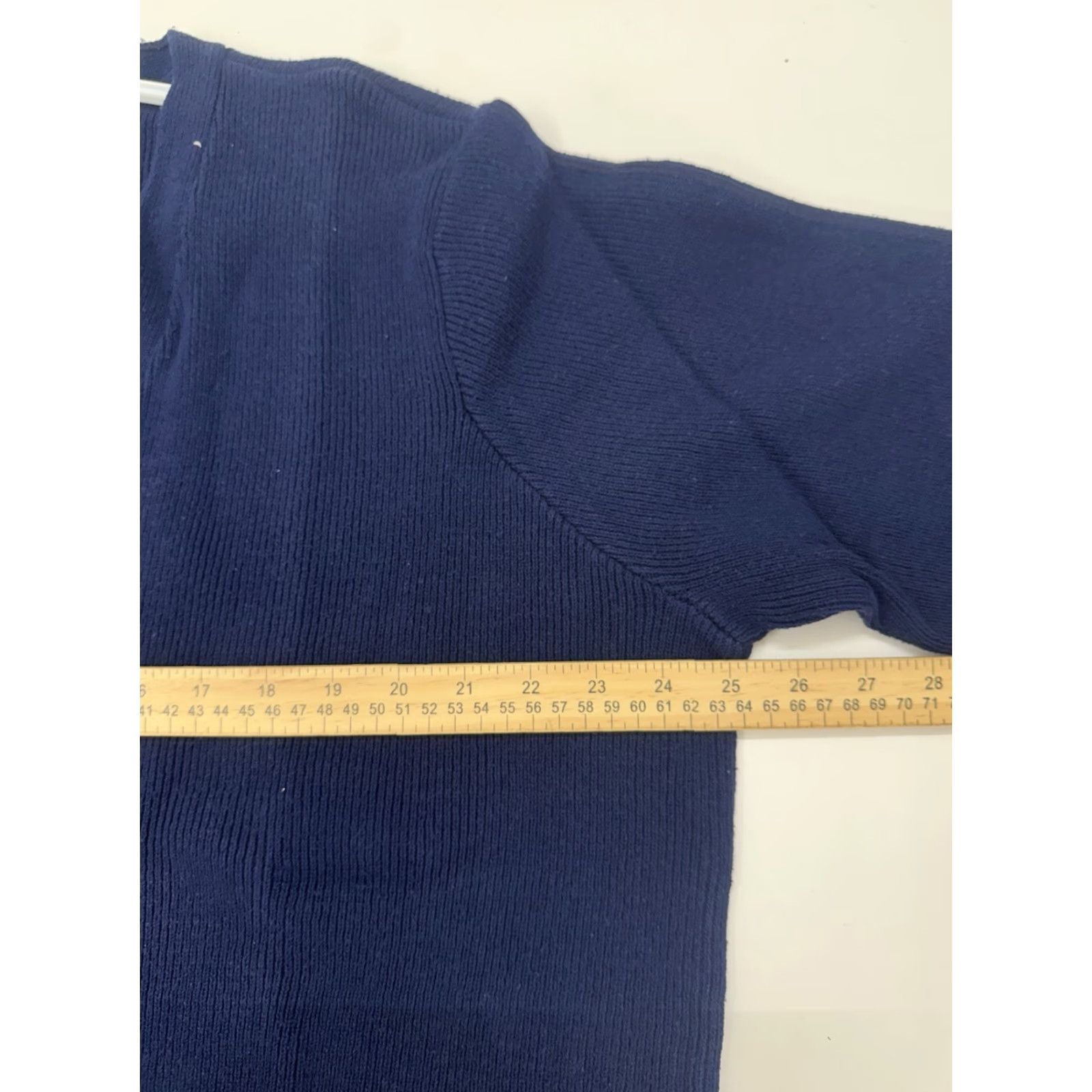 Vintage WinterSilks Womens Sweater Cardigan Size XXL Blue Knit Button Up Silk Cotton NWT 90s Vintage: No NWTs Size XXL / US 16-18 / IT 52-54 - 7 Thumbnail