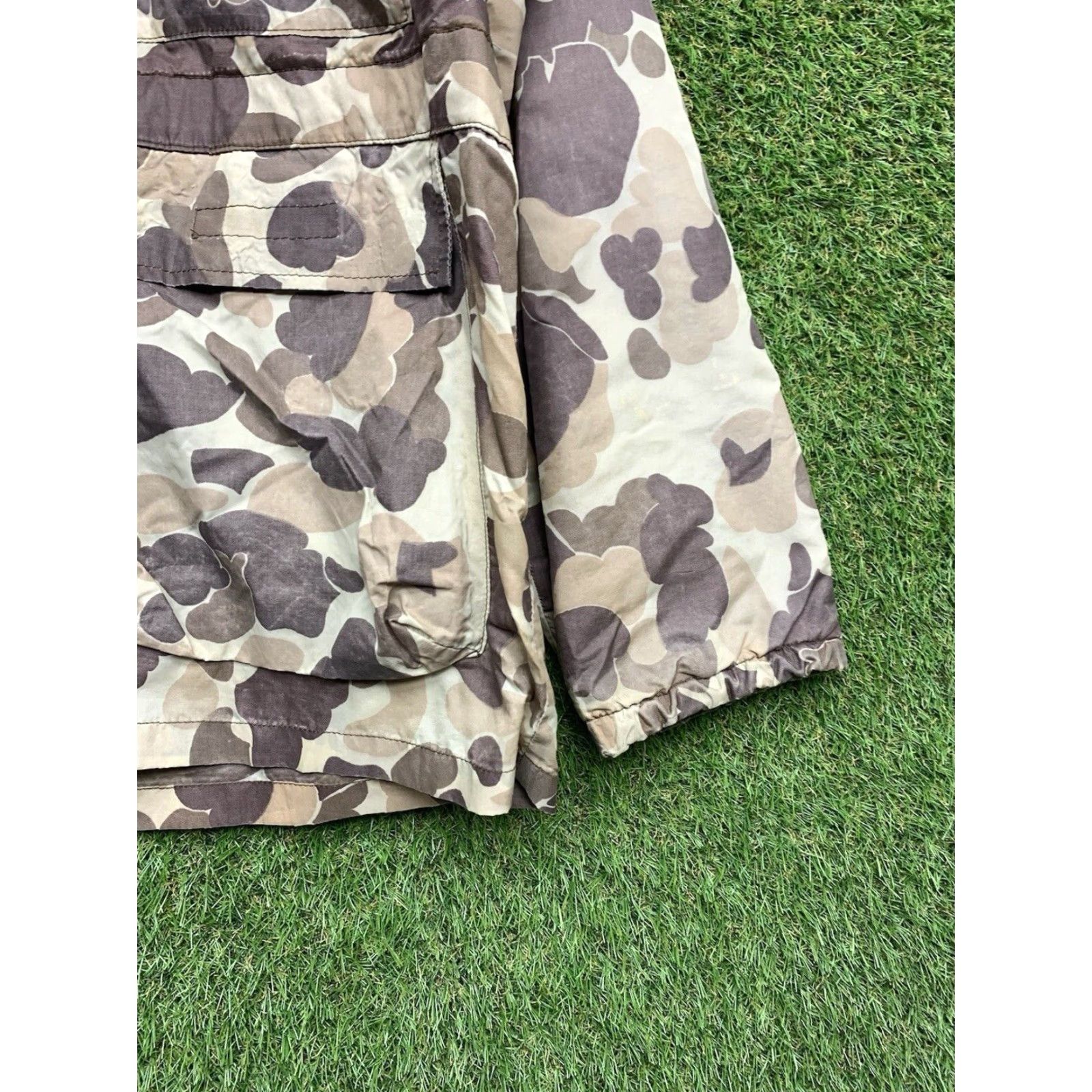 Vintage VINTAGE Columbia Gore-Tex Hunting Jacket Mens L Hooded Duck Camo Size US L / EU 52-54 / 3 - 3 Thumbnail