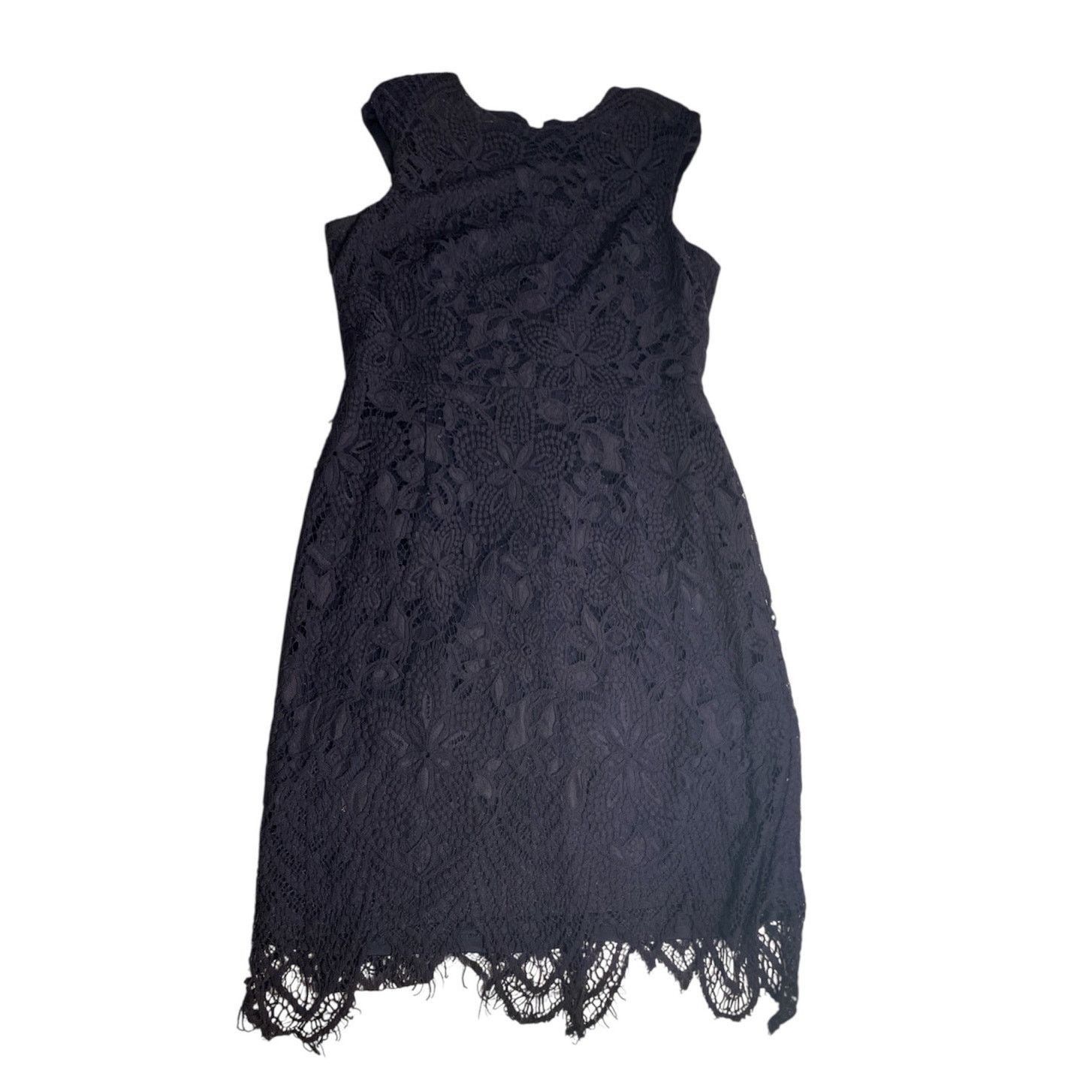 Betsey Johnson Elegant Floral Lace Navy Cocktail Dress Betsey Johnson 14 Size XL / US 12-14 / IT 48-50 - 2 Thumbnail