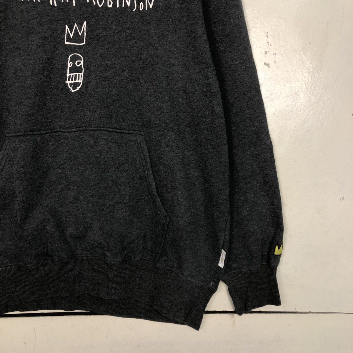 Jean-Michel Basquiat 📌Hoodie Pull Over Jean Michel Basquats Big Logo Size US M / EU 48-50 / 2 - 7 Thumbnail