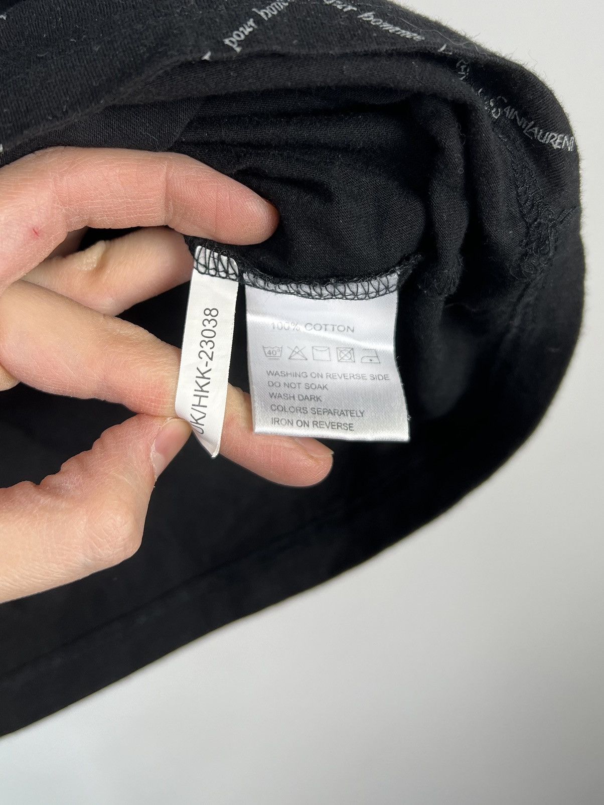 Vintage × Yves Saint Laurent Tshirt Yves Saint Laurent YSL Multi Logo Size US L / EU 52-54 / 3 - 4 Thumbnail