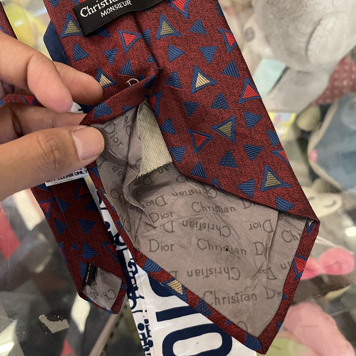 Christian Dior Monsieur Christian Dior Combo Tie Cristian Dior Twilly Free Gucci Size ONE SIZE - 9 Thumbnail