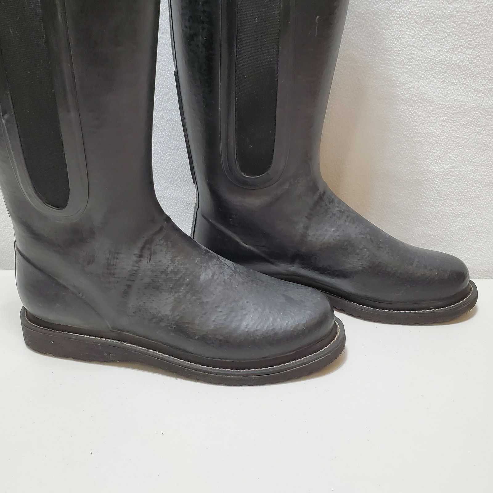 Ilse Jacobsen Isle Jacobsen Hornbach Rain Boots Womens 40/9.5 Black Tall Size US 9.5 / IT 39.5 - 5 Thumbnail