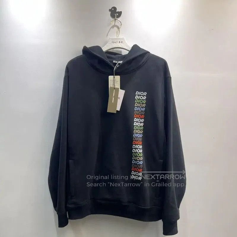 Dior Dior Black Cotton Men's XXXL Hoodie . Size US XXL / EU 58 / 5 - 1 Thumbnail