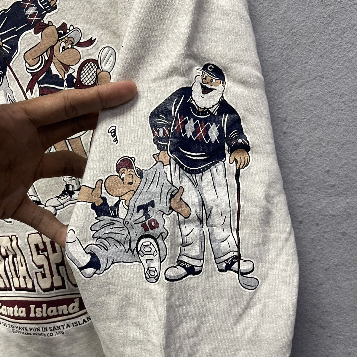 Vintage 90s Captain Santa Sports Club Crewneck (Japan) Size US M / EU 48-50 / 2 - 7 Thumbnail