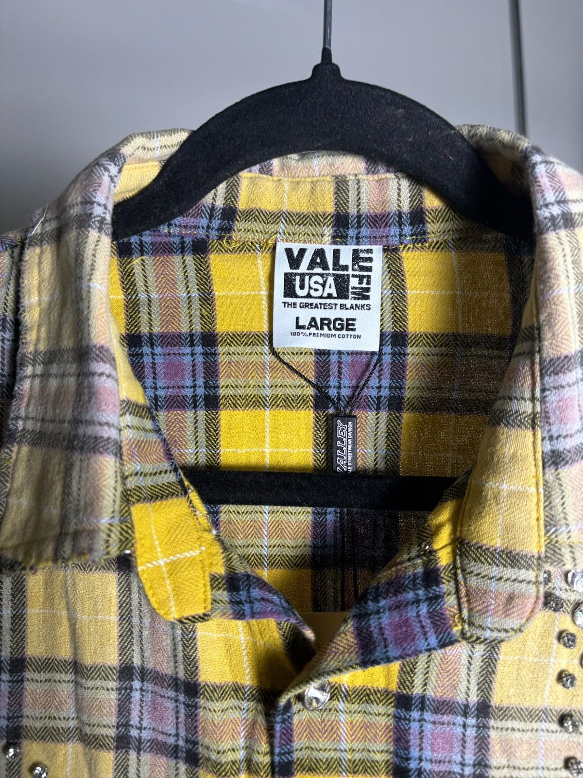 Vale Vale Forever Lemonhead Flannel 'Yellow/Blue' Size US L / EU 52-54 / 3 - 2 Thumbnail