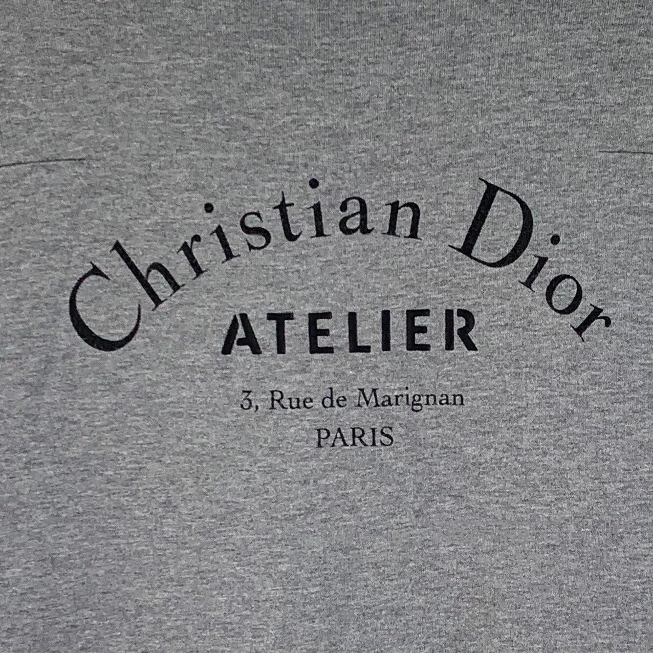 Dior gray sleeveless logo cotton sweatshirt by dior. Size US XL / EU 56 / 4 - 5 Thumbnail
