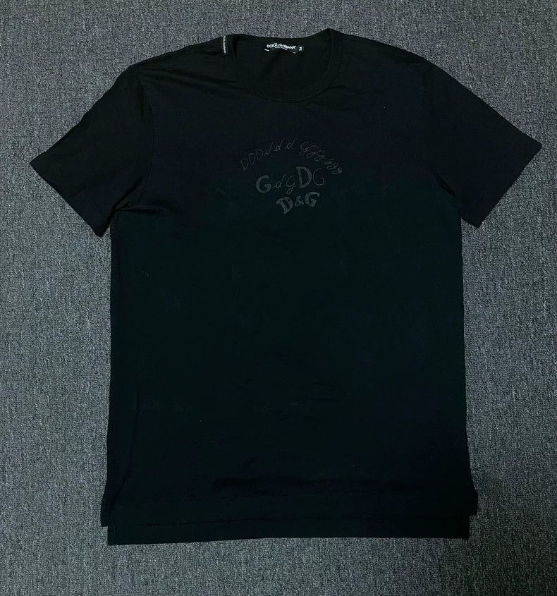 Dolce & Gabbana Dolce&Gabbana Men's Black T-Shirt-yf Size US L / EU 52-54 / 3 - 1 Thumbnail