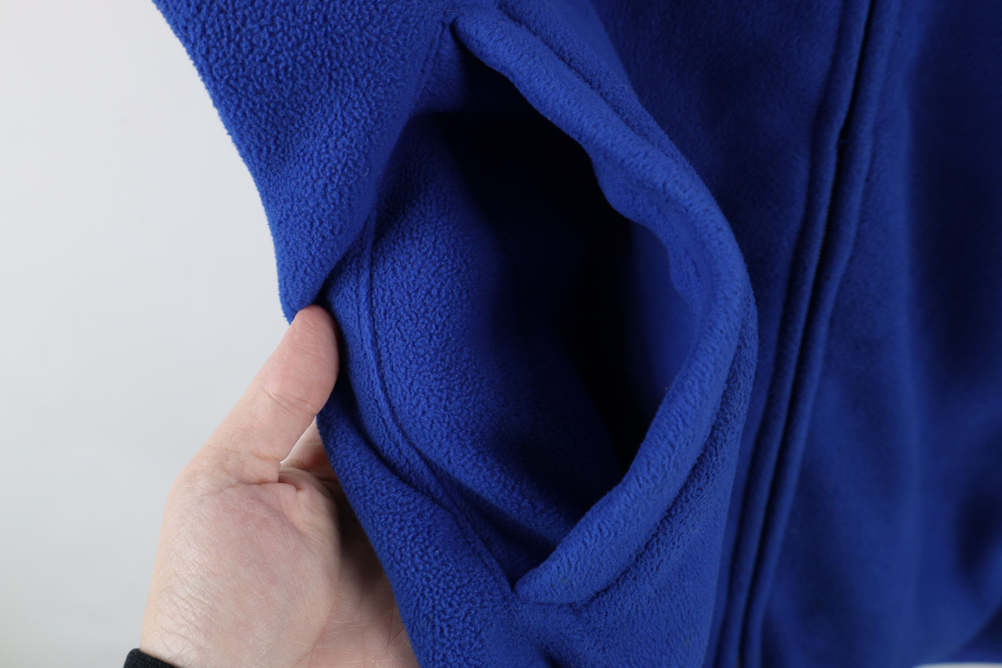 Brooks Brothers × Vintage Brooks Brothers Full Zip Fleece Vest Jacket Royal Blue Size US L / EU 52-54 / 3 - 6 Thumbnail