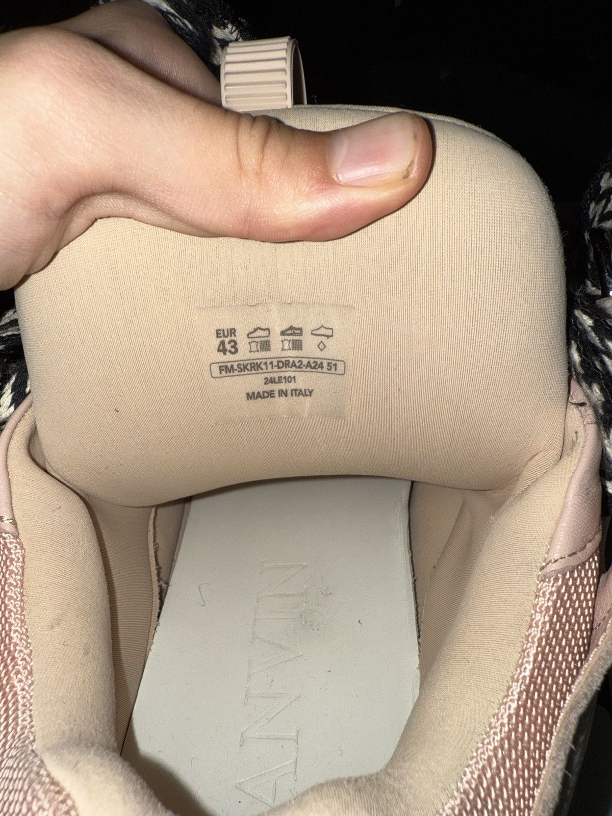 Lanvin Lanvin chunky laces pink curbs sneaker Size US 10 / EU 43 - 4 Thumbnail