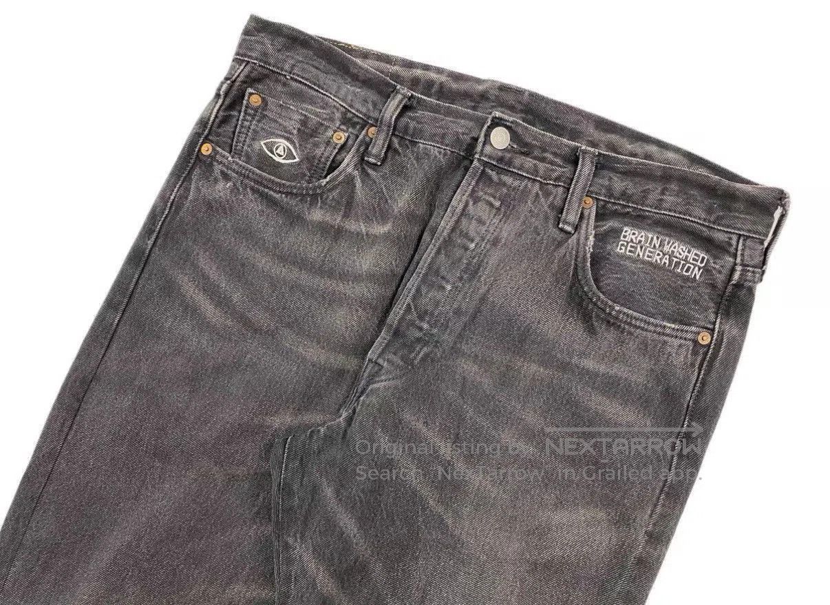 Levi's Black Denim Straight. Size US 34 / EU 50 - 3 Thumbnail