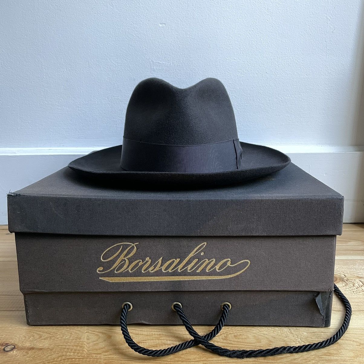 Borsalino Borsalino Amedeo S.Q. Felt Wide Brim | Grailed