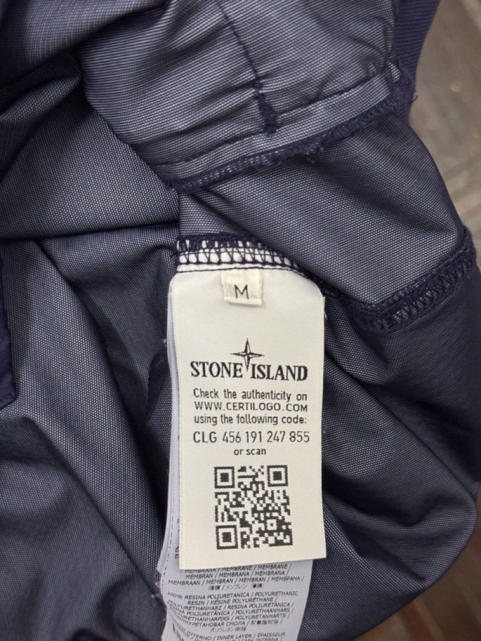 Stone Island Shadow Project 3L Fabric Packable Anorak NAVY Size US M / EU 48-50 / 2 - 5 Thumbnail
