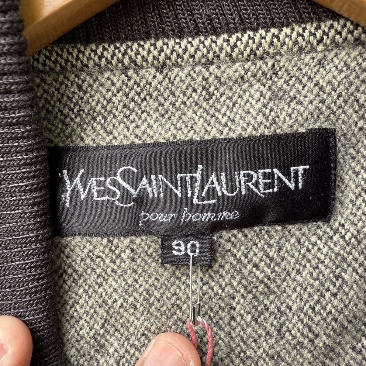 Yves Saint Laurent Vintage YSL Yves Saint Lauren Pour Homme Bomber Jacket Size US M / EU 48-50 / 2 - 10 Thumbnail