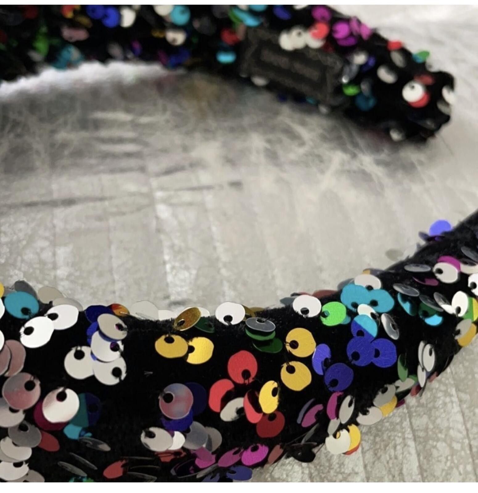 Other (BOUTIQUE) Sequined multi-color headband Size ONE SIZE - 3 Thumbnail