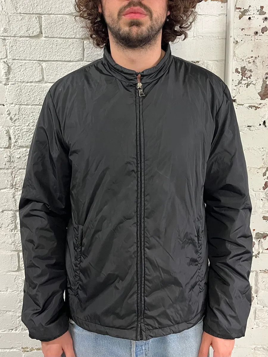 Prada AW2010 Prada Black Pure Black Bomber Jacket Size US L / EU 52-54 / 3 - 2 Thumbnail