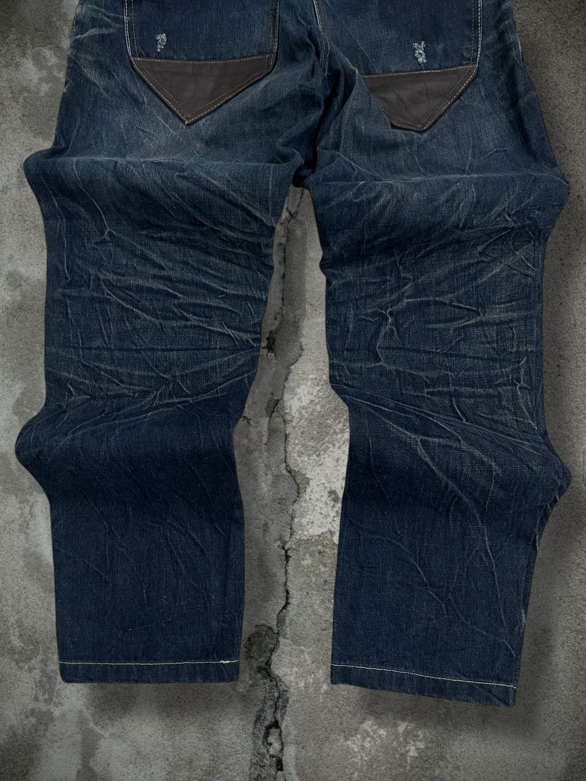 Japanese Brand Vintage Authentic Designer Japan Rapanui Distressed Denim Size US 29 - 11 Thumbnail