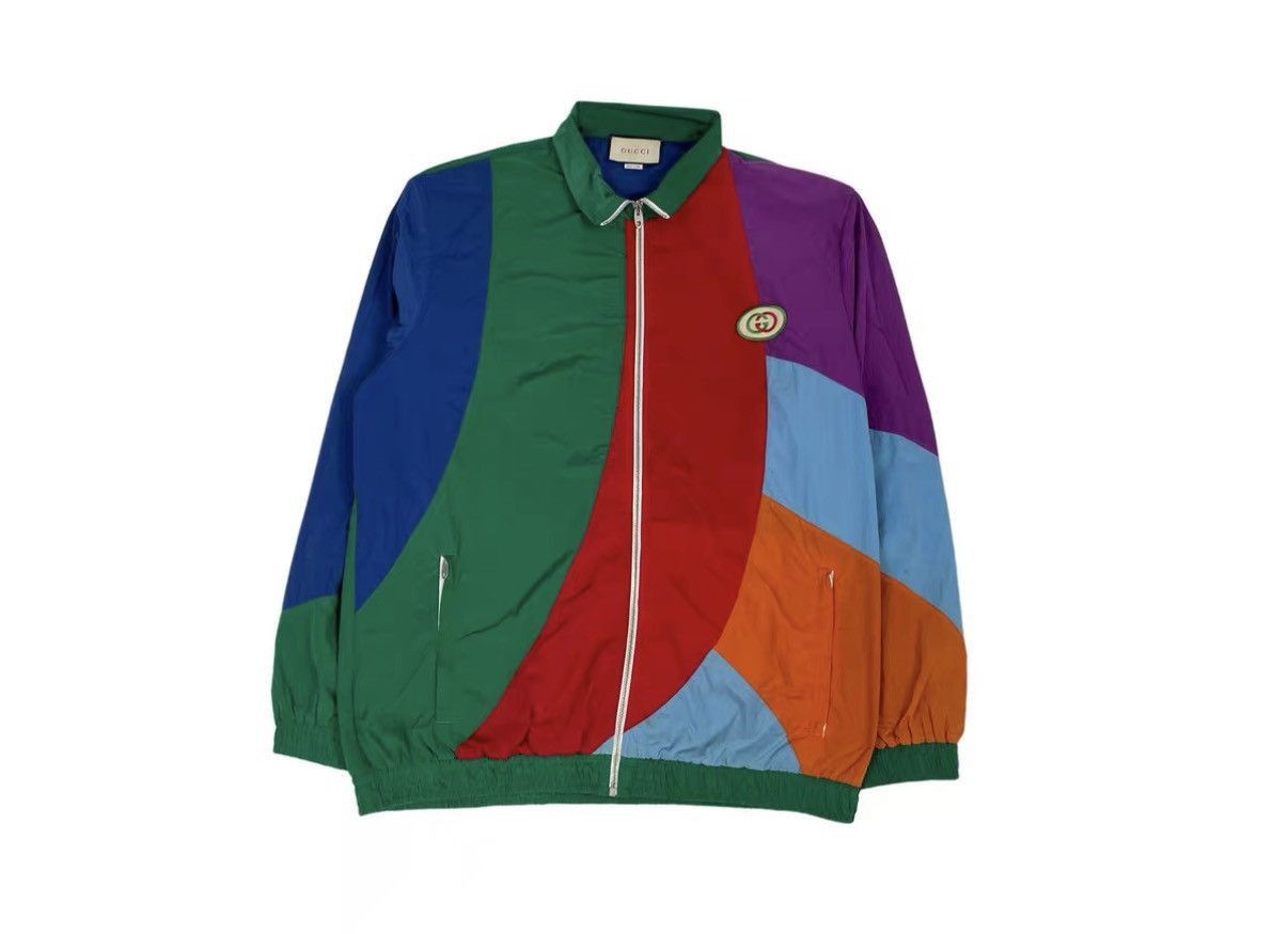 Gucci Multi-Color Zip-Front Light Jacket XXL Size US XXL / EU 58 / 5 - 1 Thumbnail