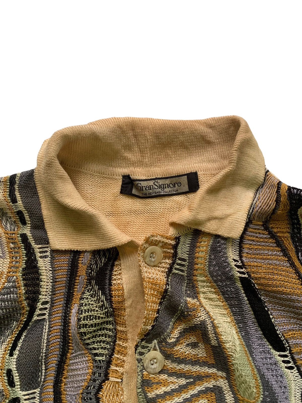 Japanese Brand Gran Signore Polo Knitwear Sweater Size US L / EU 52-54 / 3 - 13 Thumbnail