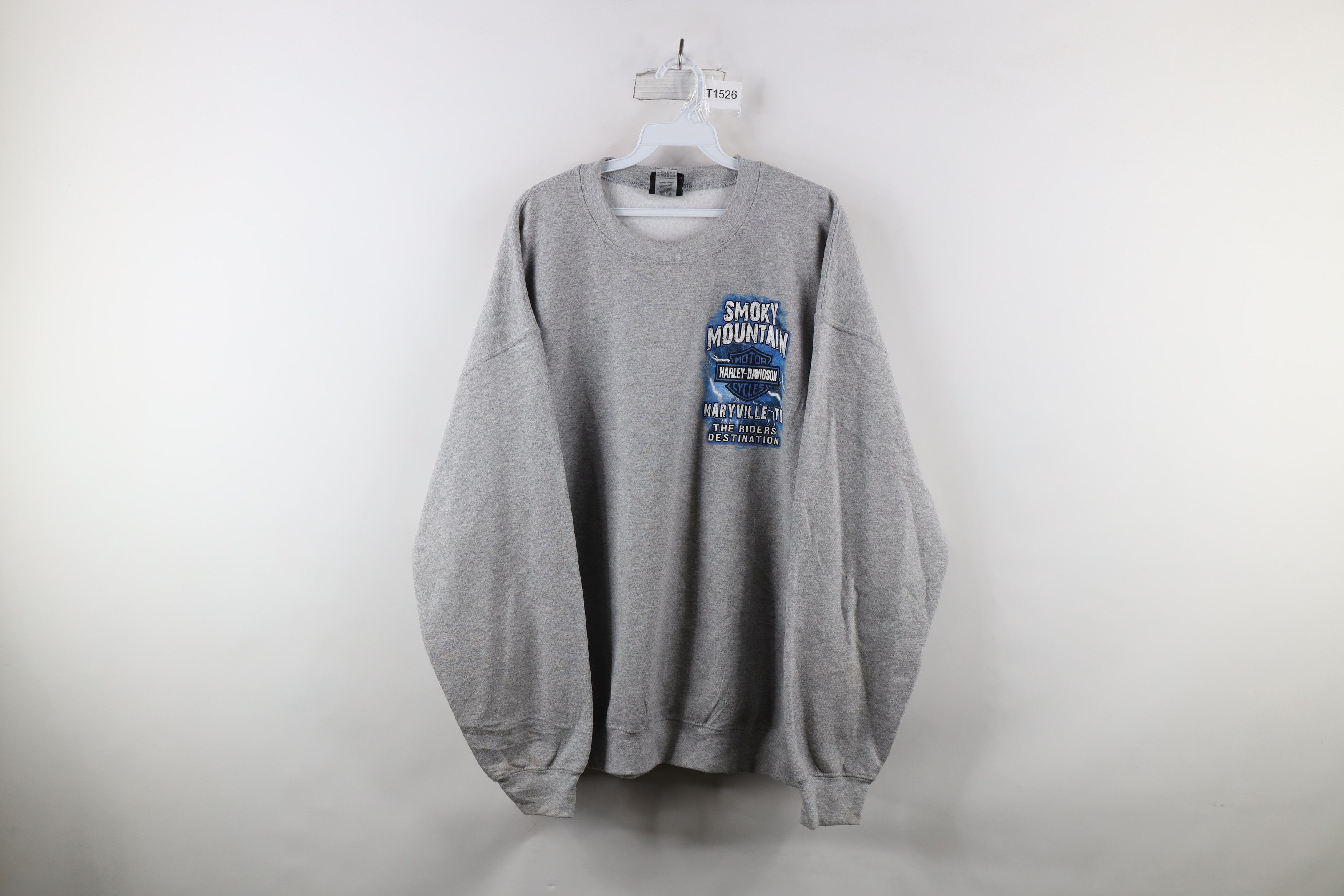 Harley Davidson Harley Davidson Mountain Dragon Crewneck Sweatshirt Gray Size US XL / EU 56 / 4 - 1 Thumbnail