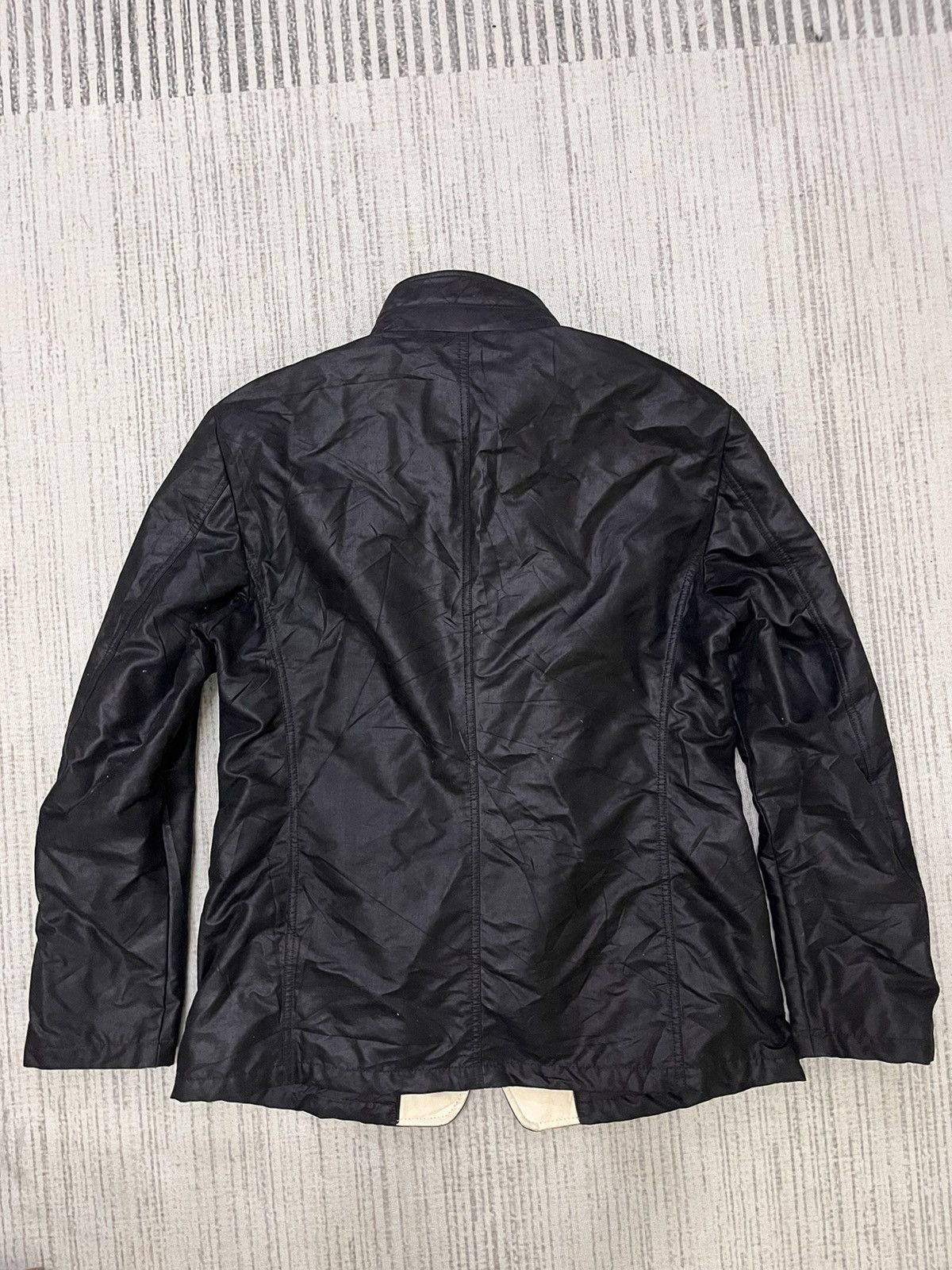 Emporio Armani × Giorgio Armani Lampo zip Giorgio armani leather jacket Size US L / EU 52-54 / 3 - 4 Thumbnail