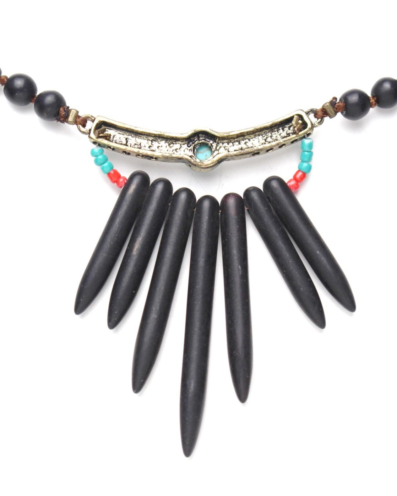 If Six Was Nine 2000S JAPANESE MADE NAVAJO TRIBAL BONE SPIKE NECKLACE Size ONE SIZE - 4 Thumbnail