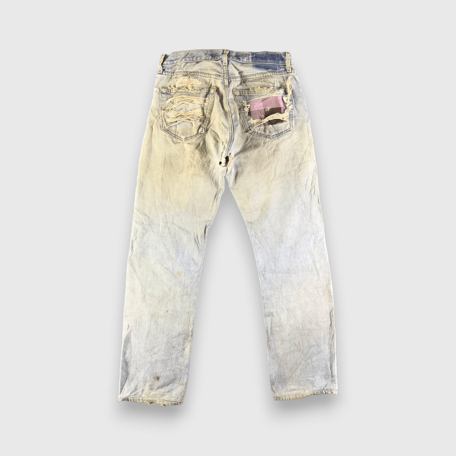 Vintage Vintage Distress Jeans-J4549 Size US 31 - 2 Thumbnail