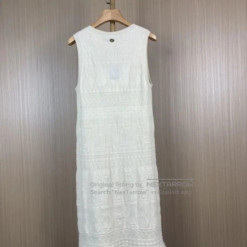 Chanel Chanel Knit Cream Cashmere Dress for Women . Size M / US 6-8 / IT 42-44 - 2 Thumbnail
