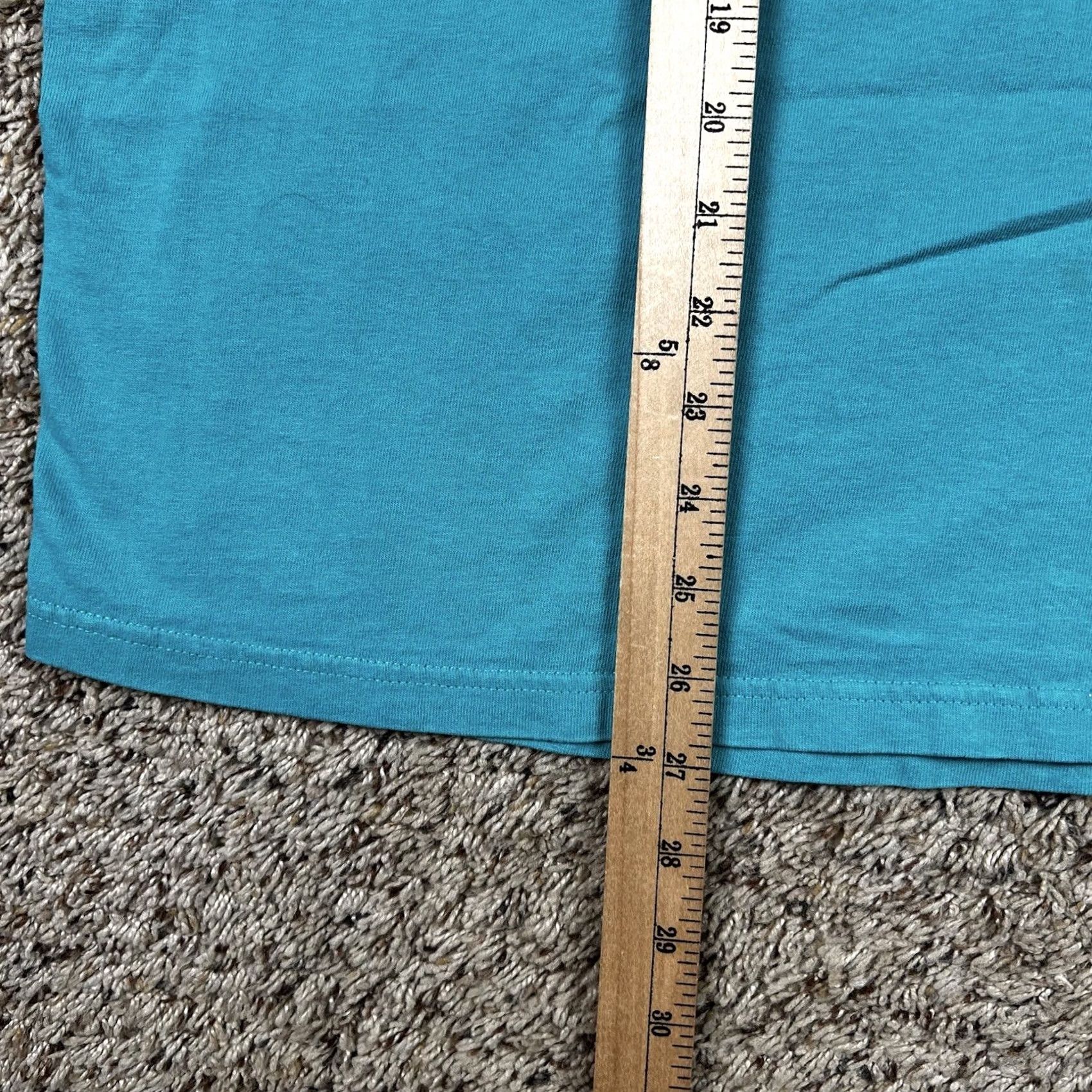 Lee VINTAGE Lee T-Shirt Womens Large Teal 100% Cotton 90s Vintage Shirt Casual Size L / US 10 / IT 46 - 6 Thumbnail