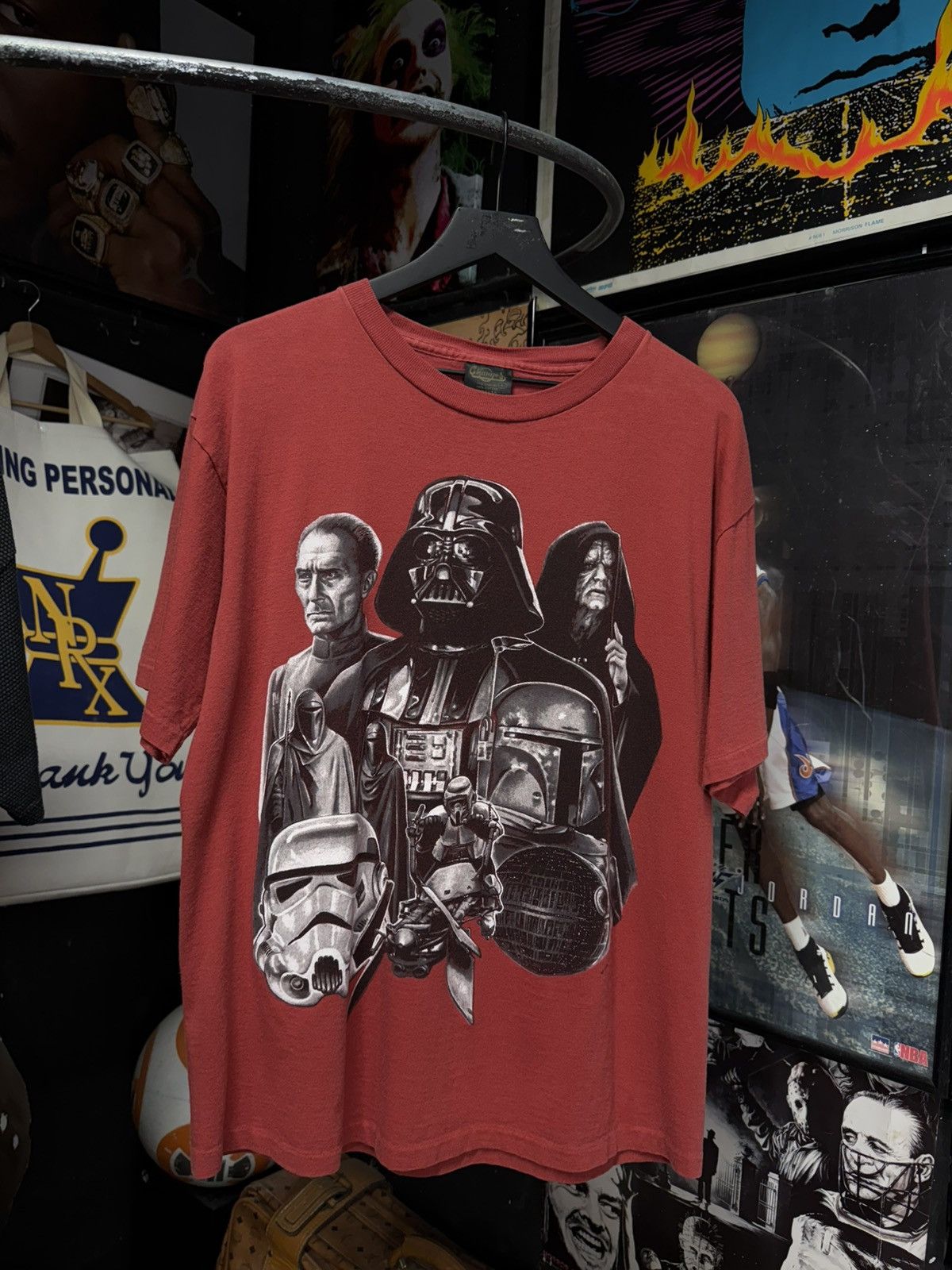 Vintage Vintage 90’s Star Wars Movie Darth Vader Tee Shirt Large Size US L / EU 52-54 / 3 - 1 Thumbnail