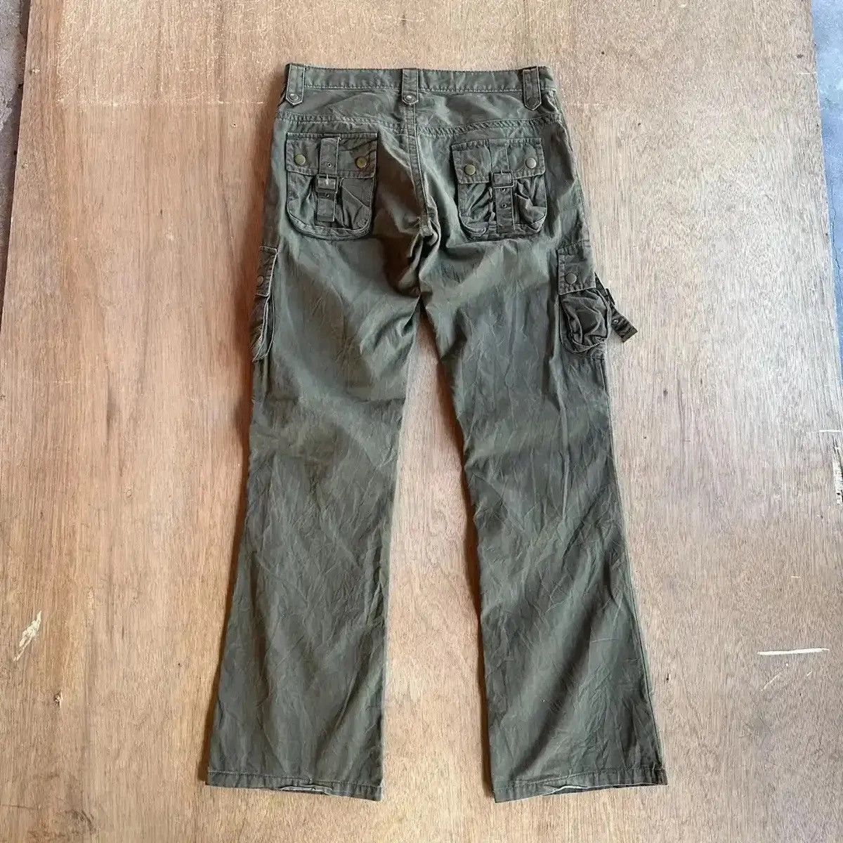 Selected Homme 💥FLARE/BOOTCUT💥MICHEL KLEIN VINTAGE DOUBLEKNEE CARGO PANTS Size US 32 / EU 48 - 8 Thumbnail