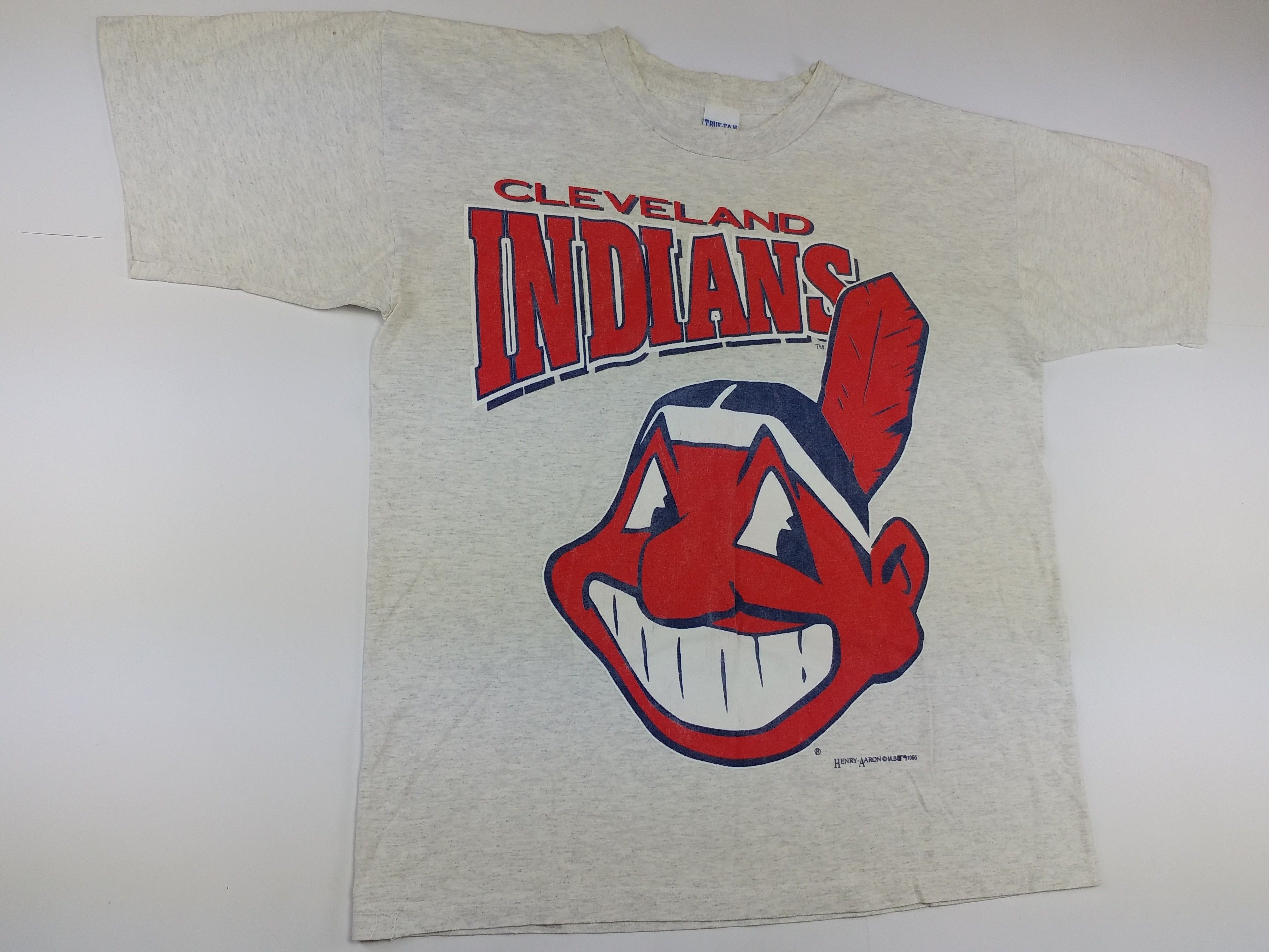 MLB MLB Cleveland Indians t-shirt, True Fan, Henry Aaron 1995 XL Size US XL / EU 56 / 4 - 2 Thumbnail