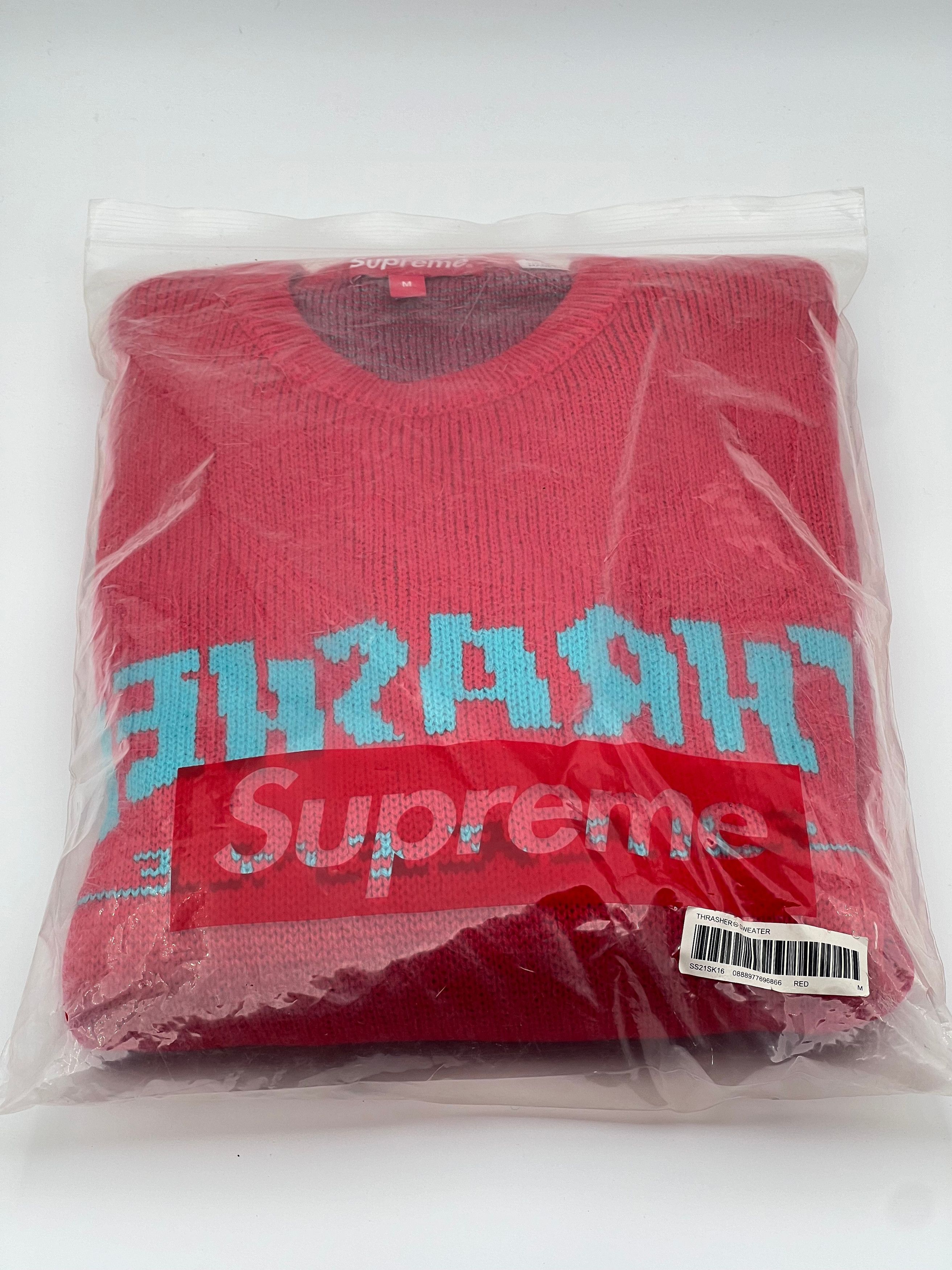 Supreme × Thrasher Brand New* Supreme®/Thrasher® Sweater FW21 Size US M / EU 48-50 / 2 - 2 Thumbnail