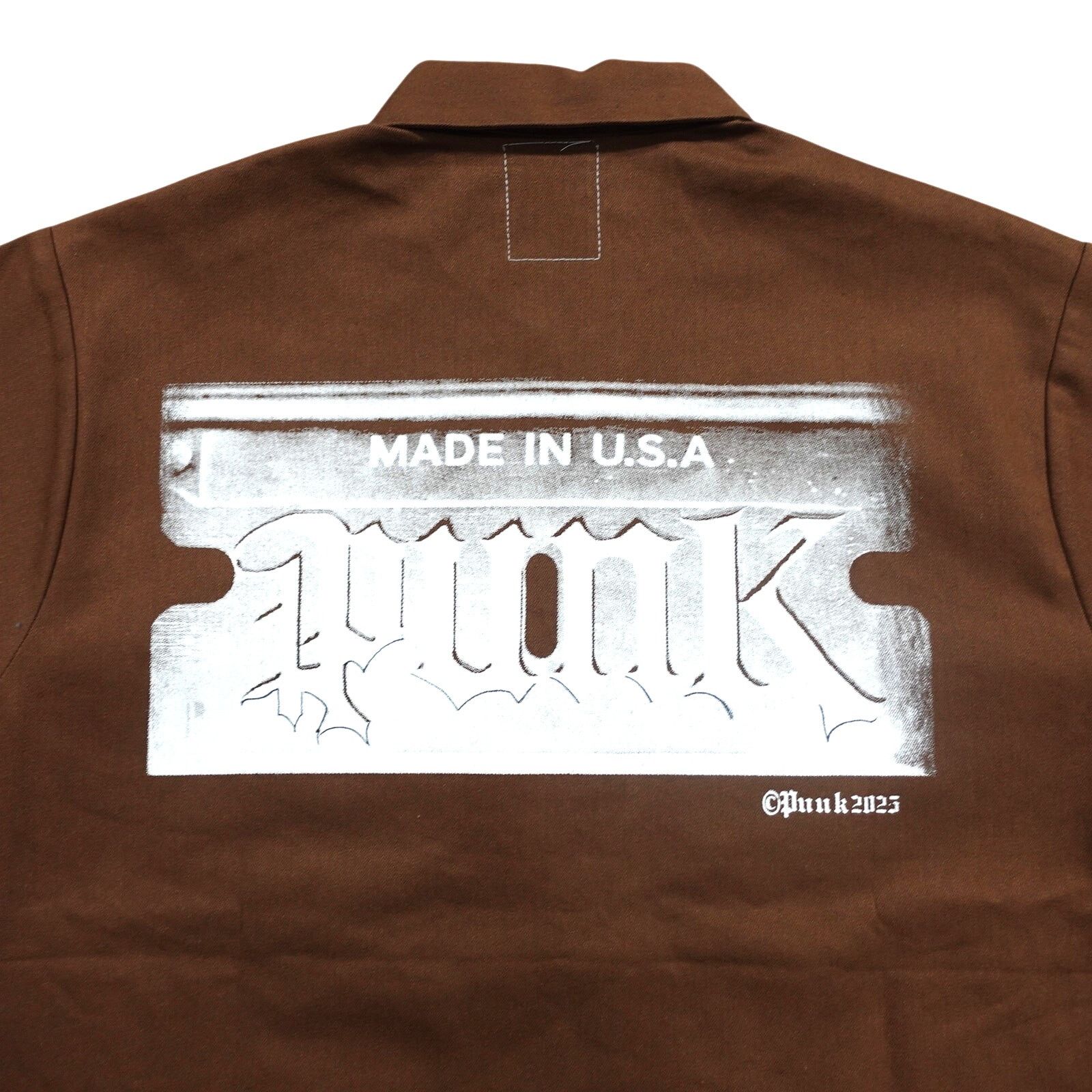 Other Punk El Jefe Razor Blade Workman Grunge Metal Brown sz M Size US M / EU 48-50 / 2 - 3 Thumbnail