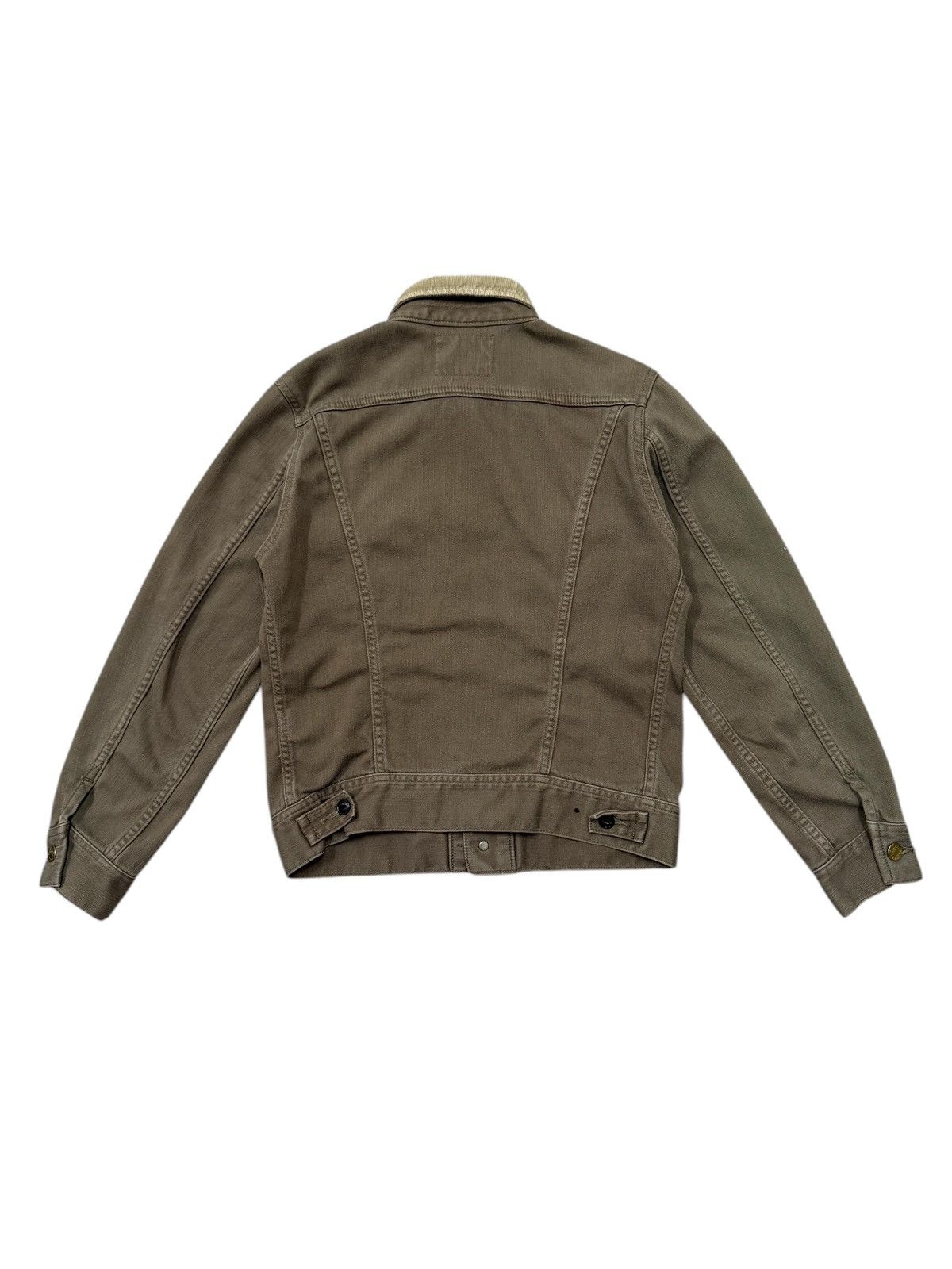 Lee Vintage 90s Lee rider Reproduction Brown Trucker Jacket Size US XS / EU 42 / 0 - 2 Thumbnail