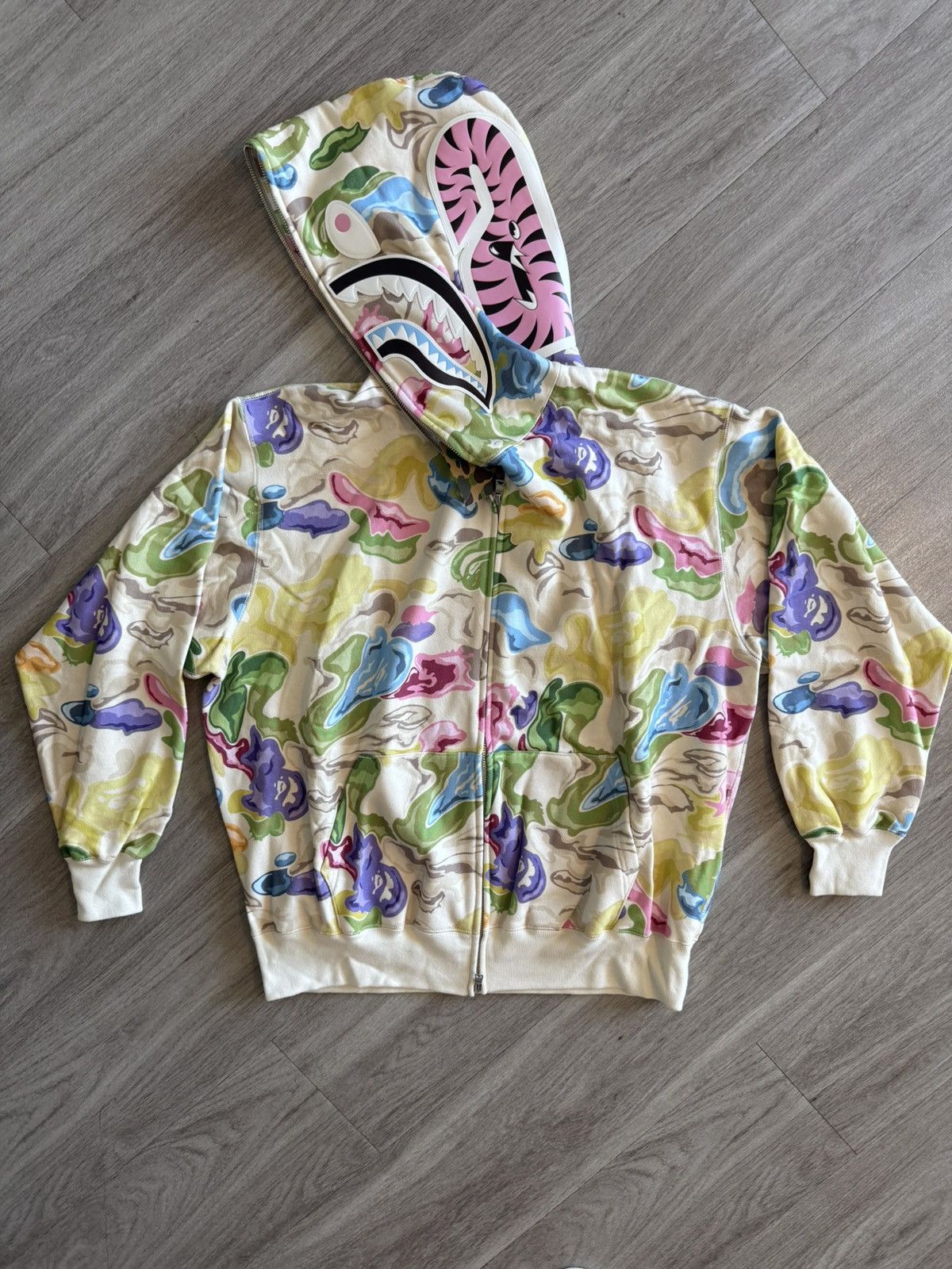 Bape Bape Art Camo Shark Full Zip Size US M / EU 48-50 / 2 - 1 Thumbnail