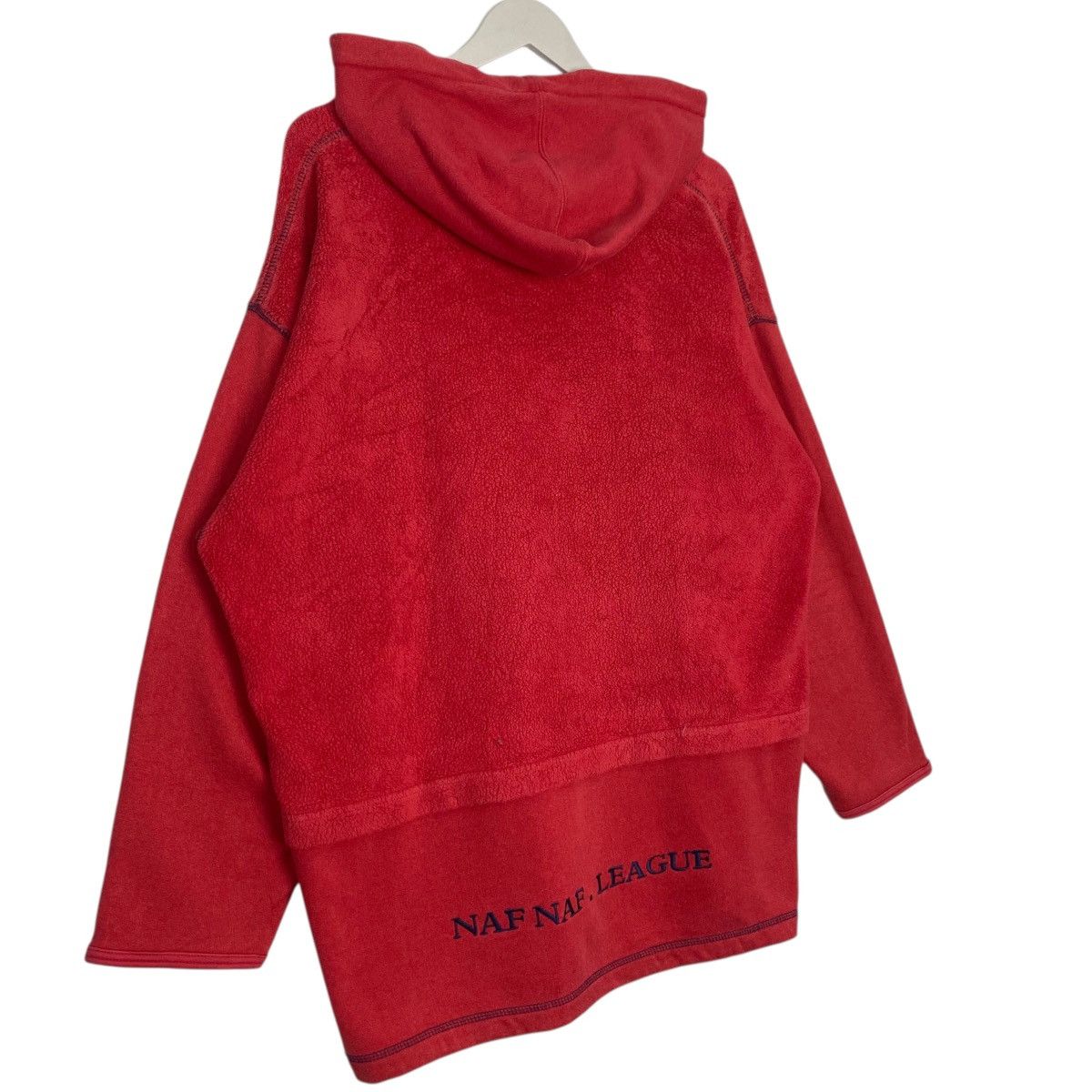 Vintage Vintage Naf Naf Paris Sweatshirt CrewnecRed Pullover Size XL Size US XL / EU 56 / 4 - 10 Thumbnail
