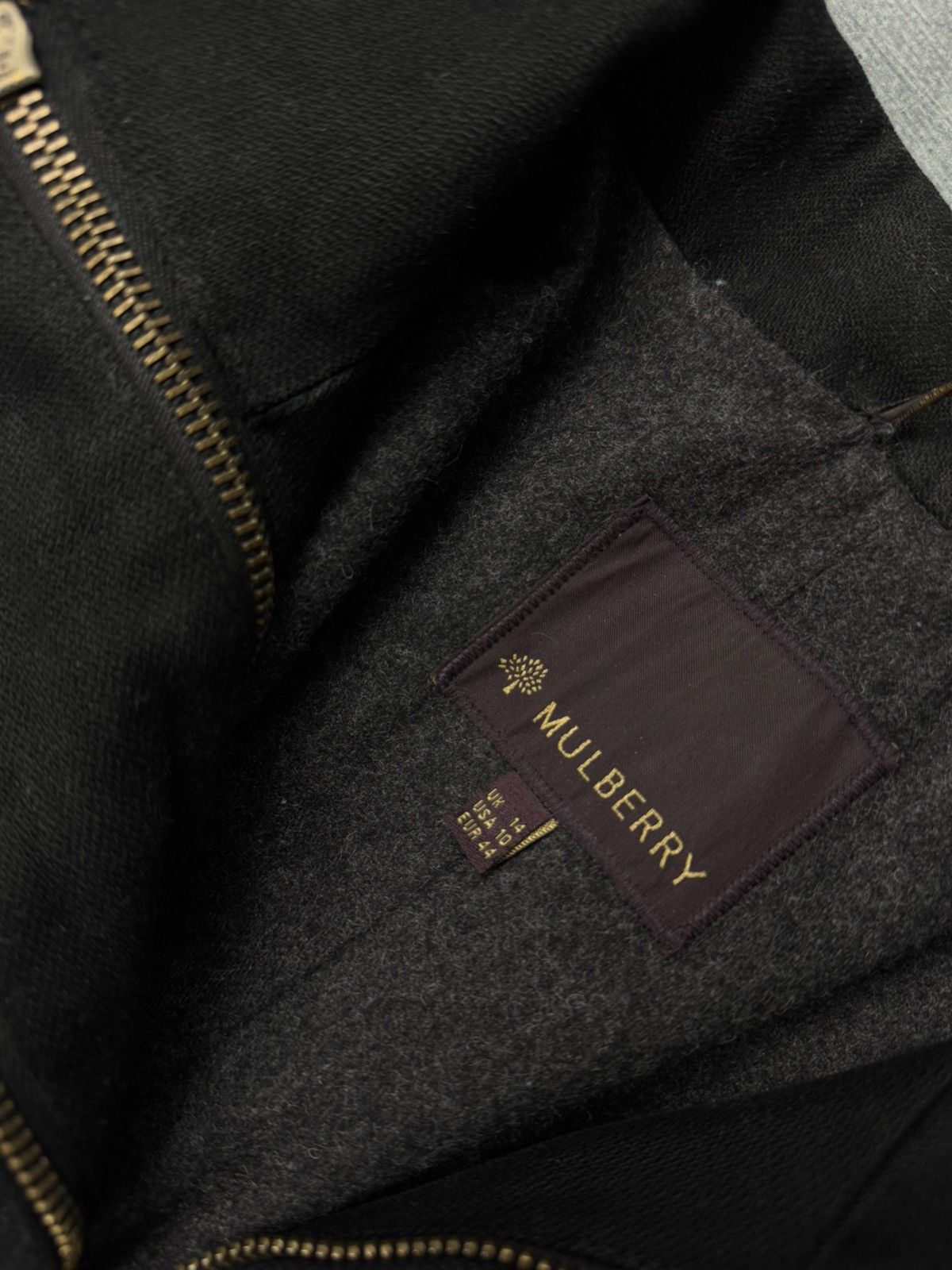 Mulberry Vintage 90’s Mulberry Multi Pocket Rick Owens Style Jacket Size L / US 10 / IT 46 - 6 Thumbnail