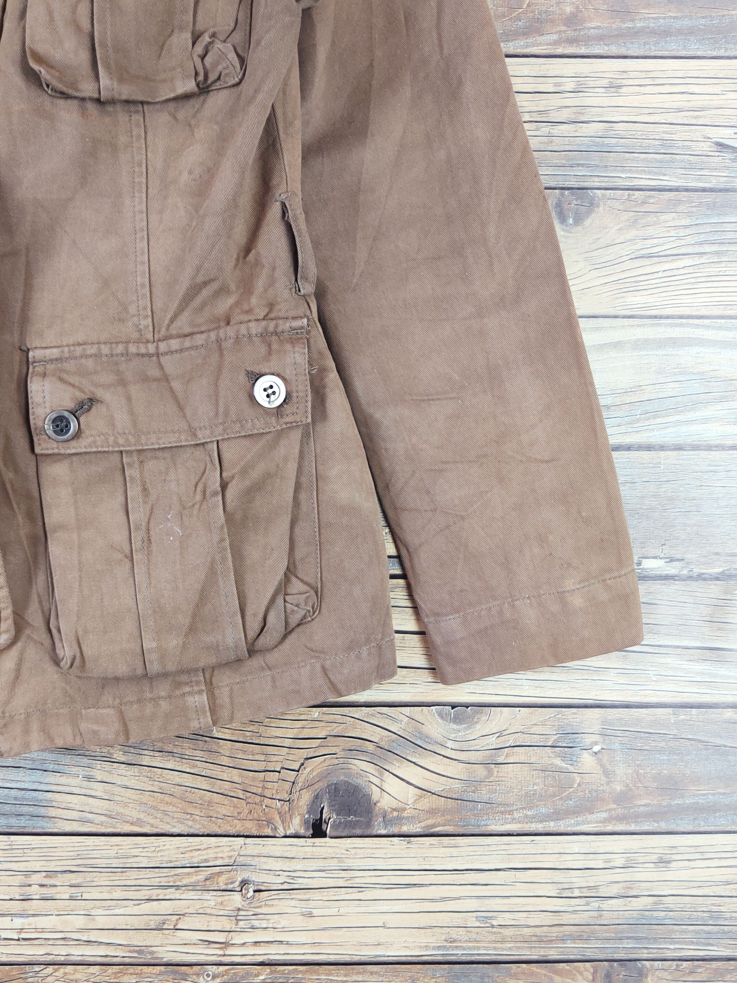 O.d.a Brown faded vintage Jackets #W1757
