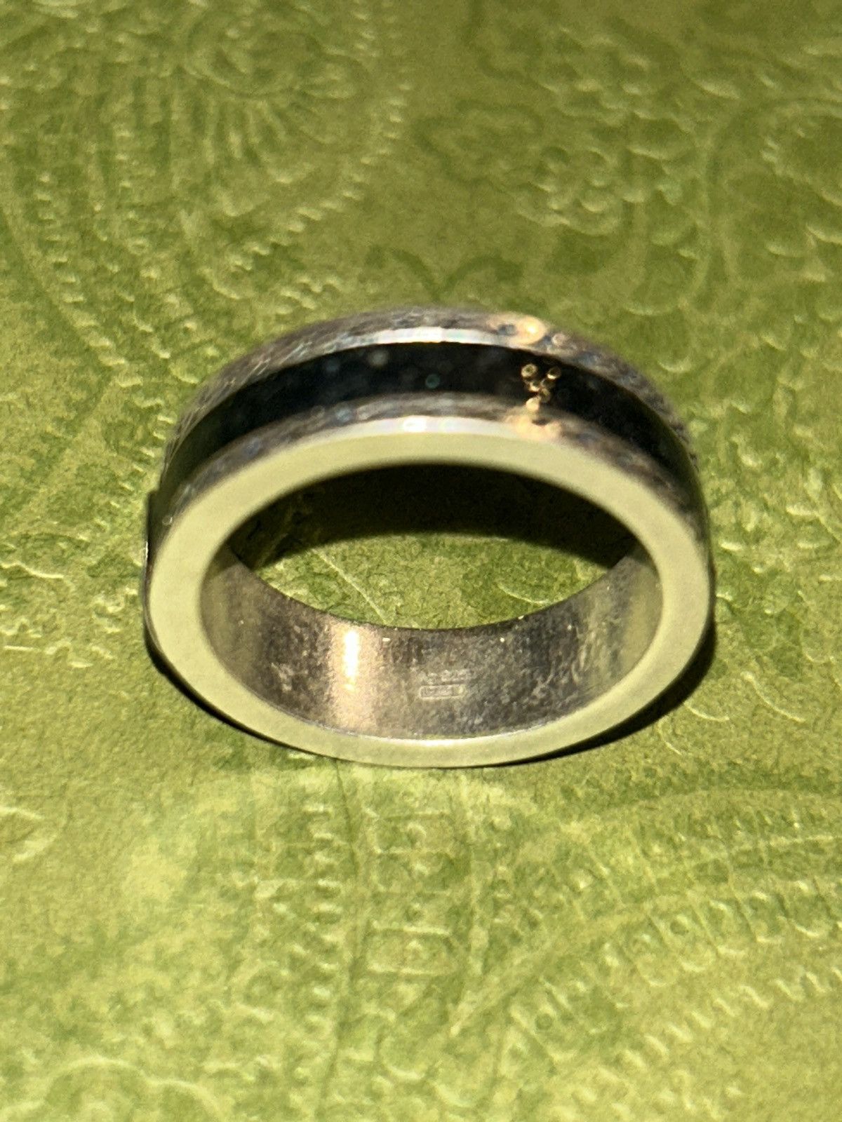 Gucci Gucci GG Sterling Silver Enamel Ring AG 925 645573 Size ONE SIZE - 4 Thumbnail