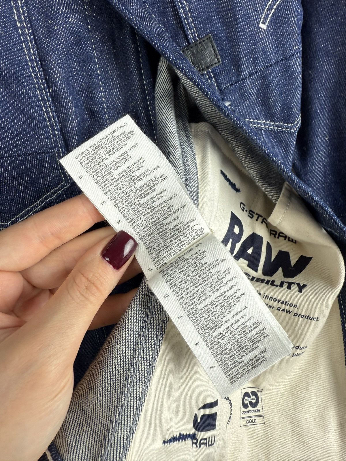 G-Star G Star Raw Men’s Arc 3D Slim JKT Denim Trucker Jacket Size S Size US S / EU 44-46 / 1 - 24 Thumbnail