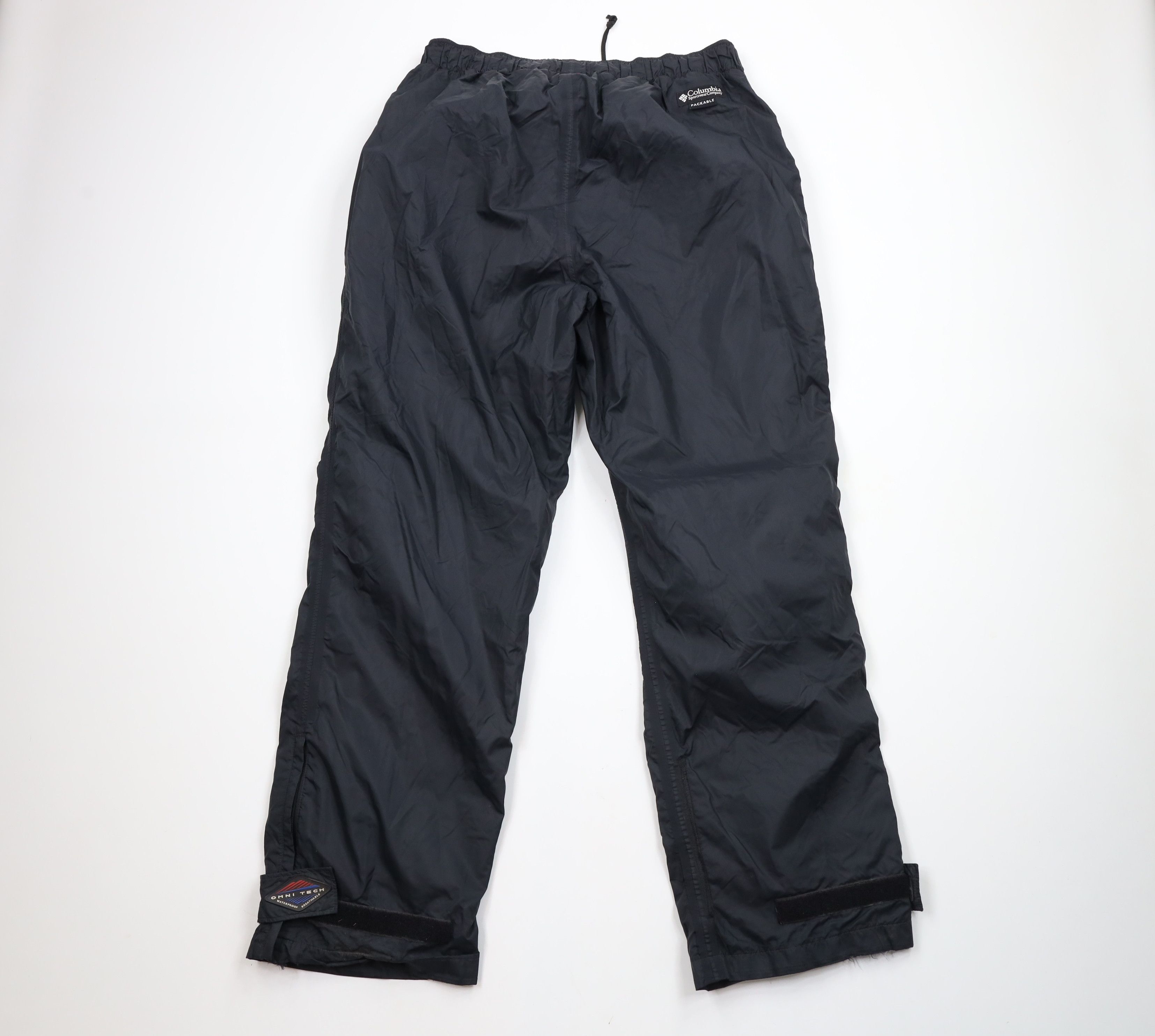 Columbia × Vintage Vintage 90s Columbia Packable Waterproof Wide Leg Rain Pants Size US 36 / EU 52 - 8 Thumbnail