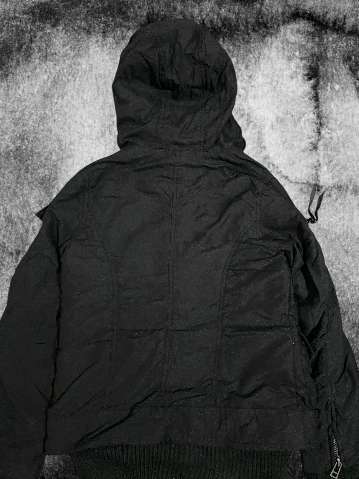 14th Addiction 2000s Spiral Girl Japan fur Racoon jacket Black Opium style Size US M / EU 48-50 / 2 - 7 Thumbnail